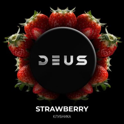 Deus / Табак Deus Strawberry, 100г [M] в ХукаГиперМаркете Т24