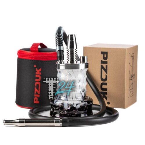 Pizduk Hookah / Кальян Pizduk Lite (Черная сумка, черно-белая колба) в ХукаГиперМаркете Т24