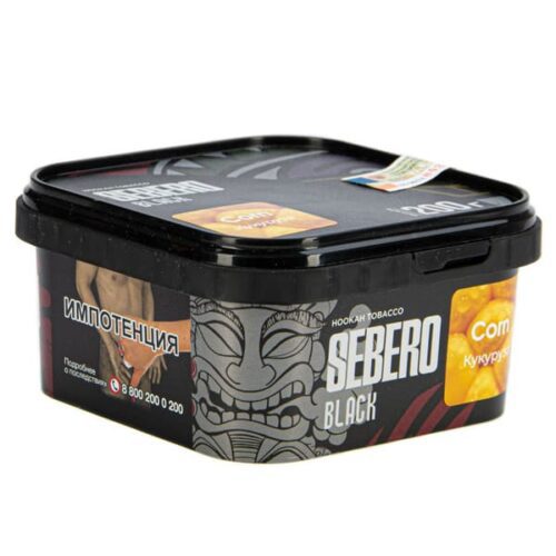 Sebero / Табак Sebero Black Corn, 200г [M] в ХукаГиперМаркете Т24