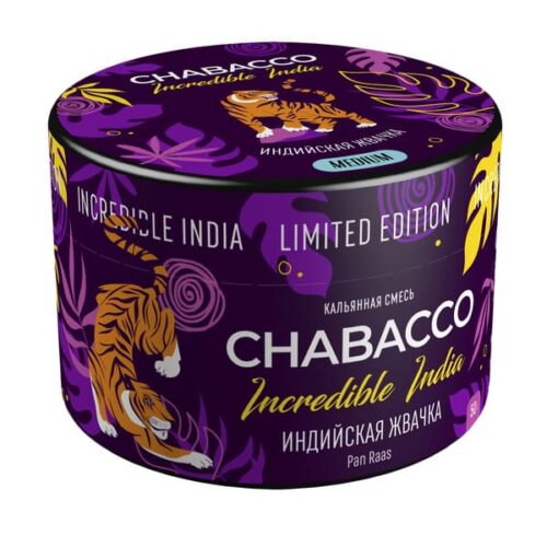 CHABACCO / Бестабачная смесь Chabacco Medium Pan Raas LE, 50г в ХукаГиперМаркете Т24