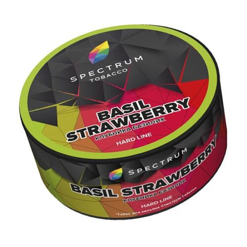 Spectrum / Табак Spectrum Hard Line Basil strawberry, 25г [M] в ХукаГиперМаркете Т24