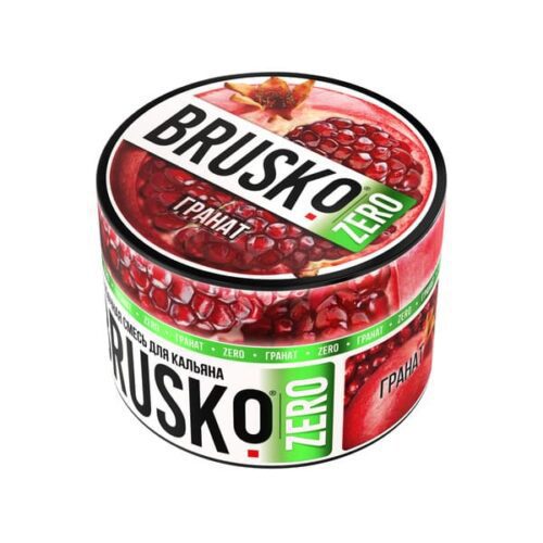 Brusko / Бестабачная смесь Brusko Zero Гранат, 50г в ХукаГиперМаркете Т24