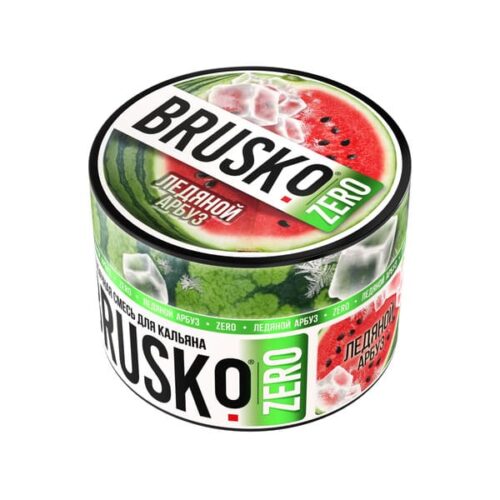 Brusko / Бестабачная смесь Brusko Zero Ледяной арбуз, 50г в ХукаГиперМаркете Т24