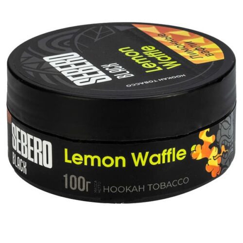 Sebero / Табак Sebero Black Lemon Waffle, 100г [M] в ХукаГиперМаркете Т24