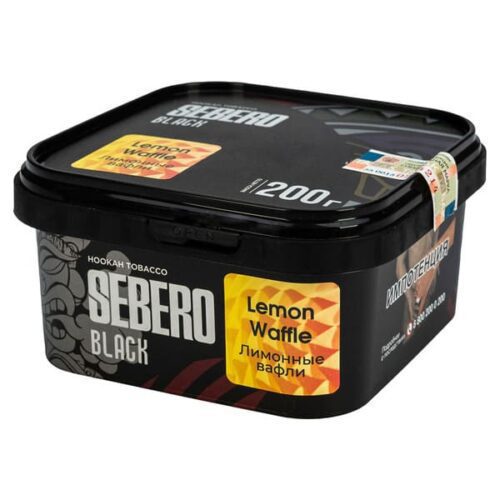 Sebero / Табак Sebero Black Lemon Waffle, 200г [M] в ХукаГиперМаркете Т24