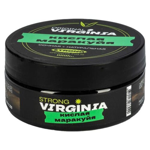 Original Virginia / Табак Original Virginia Strong Кислая маракуйя, 100г [M] в ХукаГиперМаркете Т24