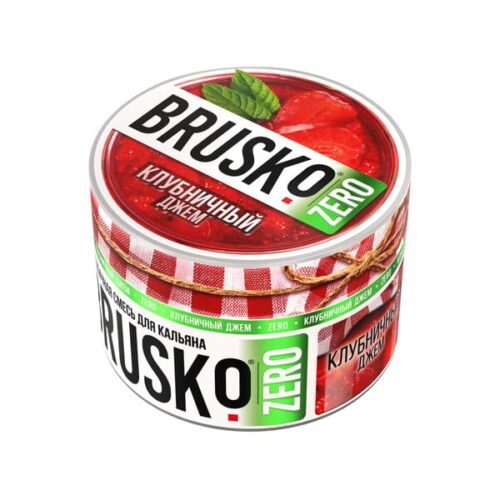 Brusko / Бестабачная смесь Brusko Zero Клубничный джем, 50г в ХукаГиперМаркете Т24