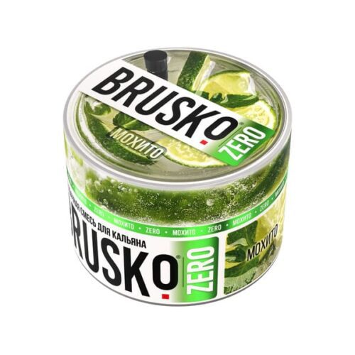 Brusko / Бестабачная смесь Brusko Zero Мохито, 50г в ХукаГиперМаркете Т24