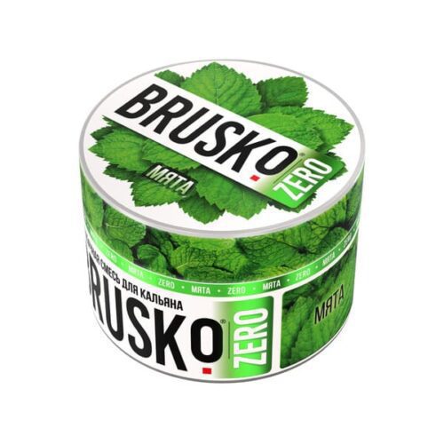 Brusko / Бестабачная смесь Brusko Zero Мята, 50г в ХукаГиперМаркете Т24