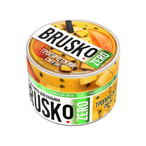 Brusko / Бестабачная смесь Brusko Zero Тропический смузи, 50г в ХукаГиперМаркете Т24