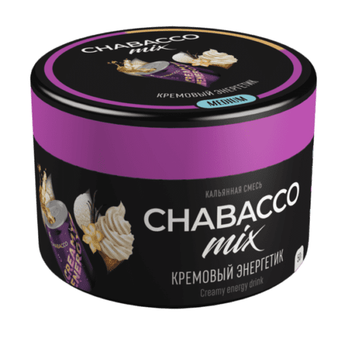 CHABACCO / Бестабачная смесь Chabacco Mix Medium Creamy energy drink, 50г [M] в ХукаГиперМаркете Т24