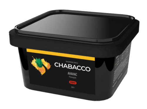 CHABACCO / Бестабачная смесь Chabacco Strong Pineapple, 200г в ХукаГиперМаркете Т24