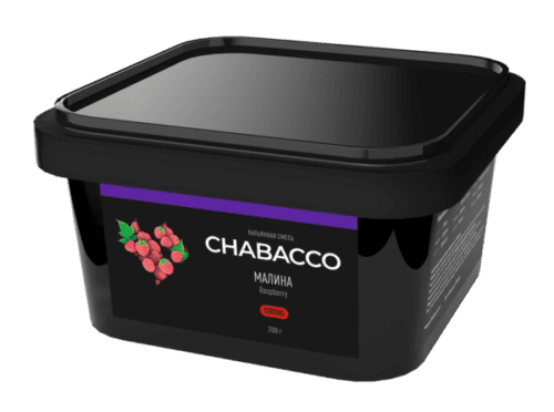 CHABACCO / Бестабачная смесь Chabacco Strong Raspberry, 200г в ХукаГиперМаркете Т24