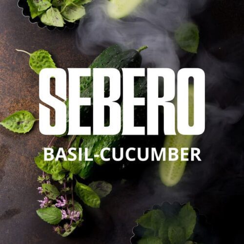 Sebero / Табак Sebero Basil Cucumber, 40г [M] в ХукаГиперМаркете Т24