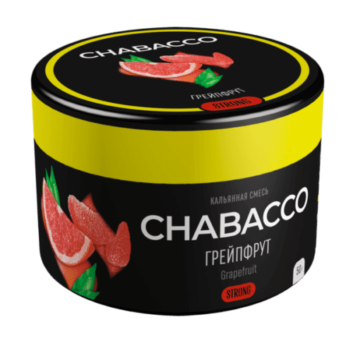 CHABACCO / Бестабачная смесь Chabacco Strong Grapefruit, 50г в ХукаГиперМаркете Т24