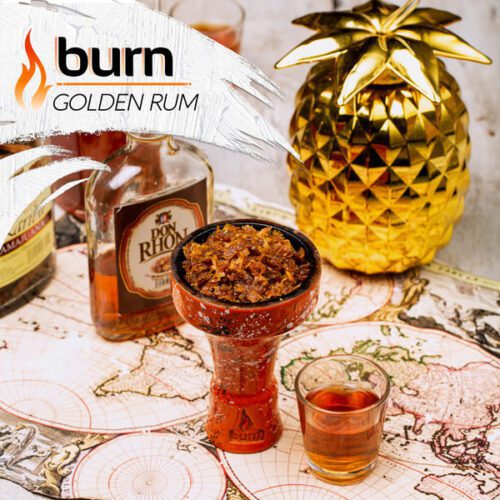 Burn / Табак Burn Golden Rum, 100г [M] в ХукаГиперМаркете Т24