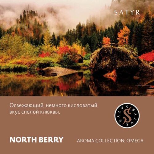 Satyr / Табак Satyr Aroma North berry, 25г [M] в ХукаГиперМаркете Т24