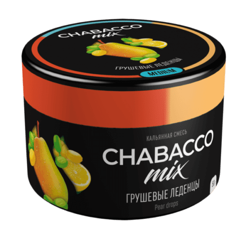 CHABACCO / Бестабачная смесь Chabacco Mix Medium Pear Drops, 50г [M] в ХукаГиперМаркете Т24