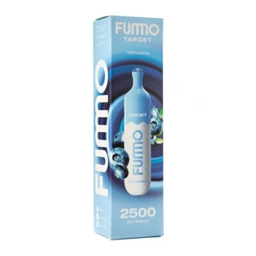 Fummo / Электронная сигарета Fummo Target Blueberry (2500 затяжек, одноразовая) в ХукаГиперМаркете Т24