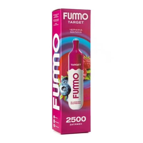 Fummo / Электронная сигарета Fummo Target Blueberry raspberry (2500 затяжек, одноразовая) в ХукаГиперМаркете Т24