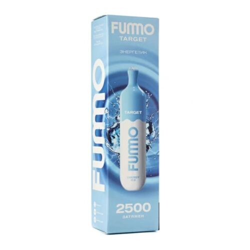 Fummo / Электронная сигарета Fummo Target Energy ice (2500 затяжек, одноразовая) в ХукаГиперМаркете Т24
