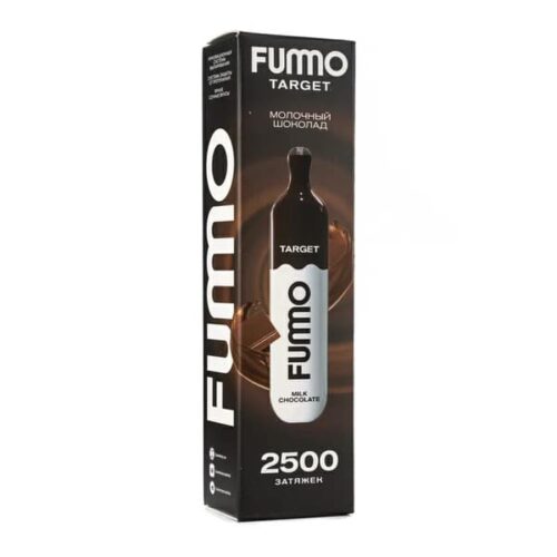 Fummo / Электронная сигарета Fummo Target Milk chocolate (2500 затяжек, одноразовая) в ХукаГиперМаркете Т24