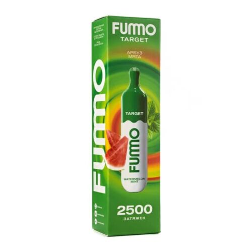Fummo / Электронная сигарета Fummo Target Watermelon mint (2500 затяжек, одноразовая) в ХукаГиперМаркете Т24