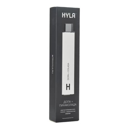 Hyla / Электронная сигарета Hyla Dopa Colada (4500 затяжек, без никотина, одноразовая) в ХукаГиперМаркете Т24