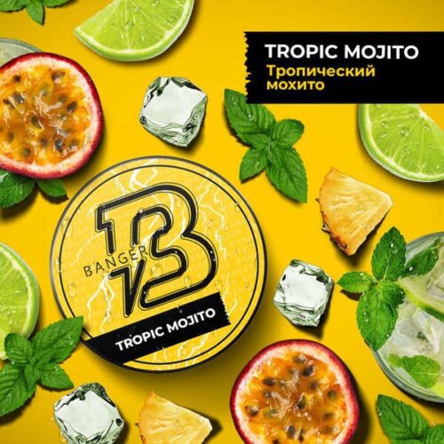 Banger / Табак Banger Tropic Mojito, 100г [M] в ХукаГиперМаркете Т24