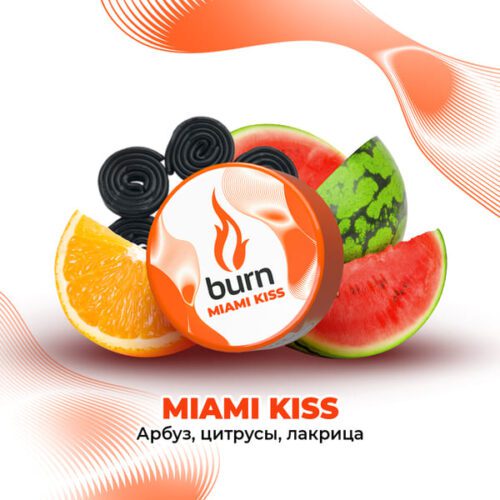 Burn / Табак Burn Miami kiss, 200г [M] в ХукаГиперМаркете Т24