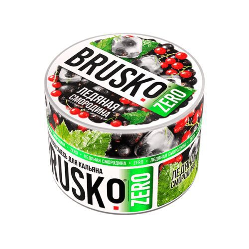 Brusko / Бестабачная смесь Brusko Zero Ледяная смородина, 50г в ХукаГиперМаркете Т24