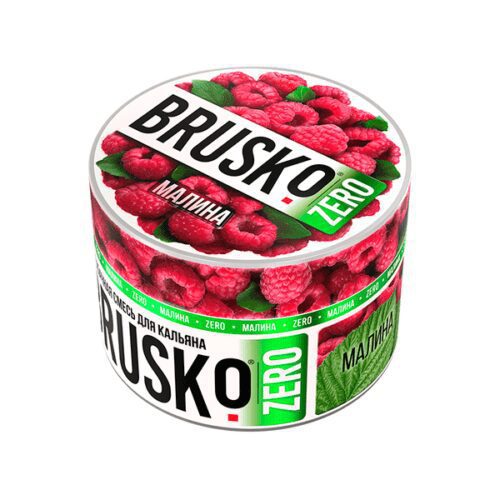 Brusko / Бестабачная смесь Brusko Zero Малина, 50г в ХукаГиперМаркете Т24