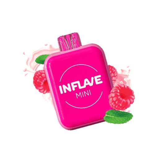 Inflave / Электронная сигарета Inflave Mini Малиновый йогурт (1000 затяжек, одноразовая) в ХукаГиперМаркете Т24