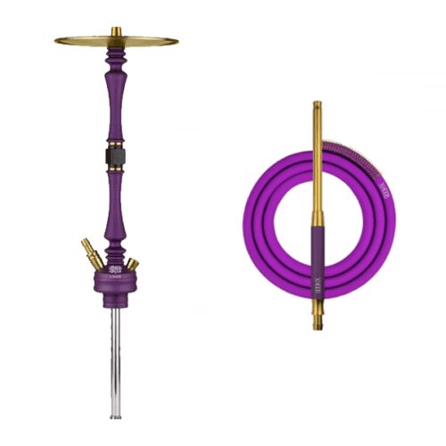 HOOB / Кальян Hoob Mars Royal Purple Фурнитура Gold A (комплект Базовый) [без колбы] в ХукаГиперМаркете Т24