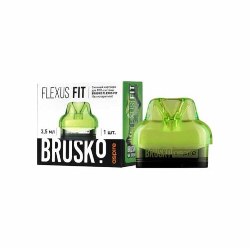 Brusko / Картридж сменный для Brusko Flexus Fit Зелёный (3,5мл, 1шт) в ХукаГиперМаркете Т24