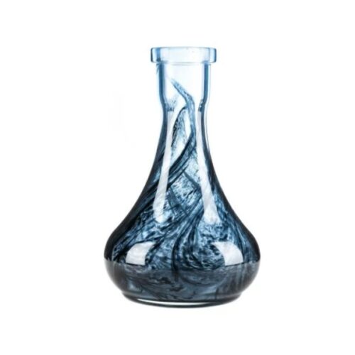 Glass / Колба Glass Drop Черный алебастр-голубой в ХукаГиперМаркете Т24
