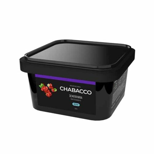 CHABACCO / Бестабачная смесь Chabacco Medium Wild Strawberry, 200г в ХукаГиперМаркете Т24