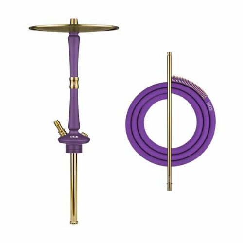 HOOB / Кальян Hoob Go Royal Purple Фурнитура Gold A (комплект Базовый) [без колбы] в ХукаГиперМаркете Т24