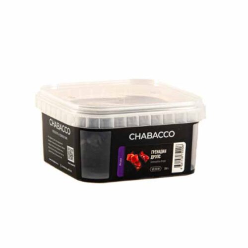 CHABACCO / Бестабачная смесь Chabacco Mix Medium Grenadine drops, 200г в ХукаГиперМаркете Т24