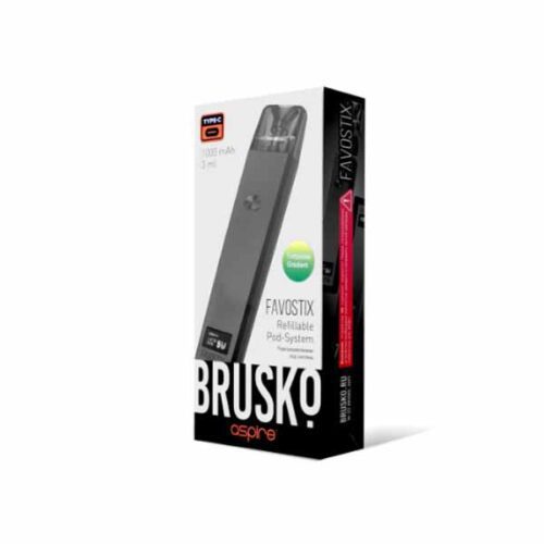 Brusko / Электронная сигарета Brusko Favostix 1000mAh Green Gradient (многоразовая) в ХукаГиперМаркете Т24