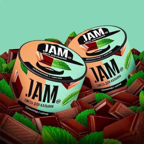 Jam / Бестабачная смесь Jam Шоколад с мятой, 50г в ХукаГиперМаркете Т24