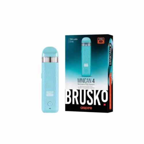 Brusko / Электронная сигарета Brusko Minican 4 700mAh бирюзовый (многоразовая) в ХукаГиперМаркете Т24