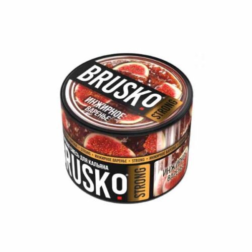 Brusko / Бестабачная смесь Brusko Strong Инжирное варенье, 50г в ХукаГиперМаркете Т24
