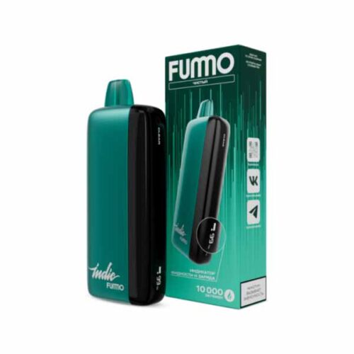Fummo / Электронная сигарета Fummo Indic Чистый (10000 затяжек, одноразовая) в ХукаГиперМаркете Т24