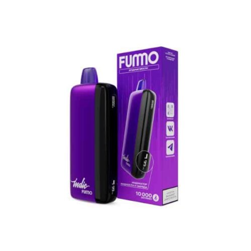 Fummo / Электронная сигарета Fummo Indic Ягодные мюсли (10000 затяжек, одноразовая) в ХукаГиперМаркете Т24