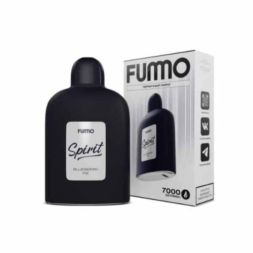 Fummo / Электронная сигарета Fummo Spirit Черничный пирог (7000 затяжек, одноразовая) в ХукаГиперМаркете Т24