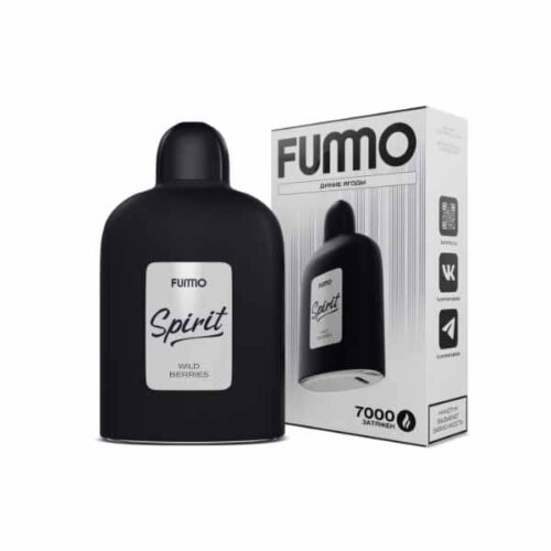 Fummo / Электронная сигарета Fummo Spirit Дикие ягоды (7000 затяжек, одноразовая) в ХукаГиперМаркете Т24