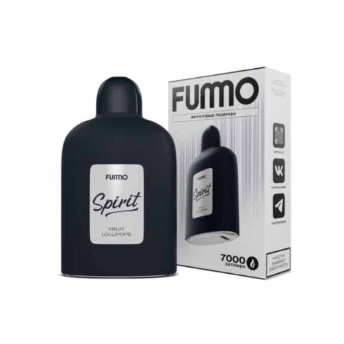 Fummo / Электронная сигарета Fummo Spirit Фруктовые леденцы (7000 затяжек, одноразовая) в ХукаГиперМаркете Т24