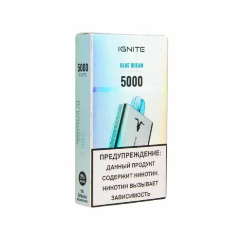 Ignite / Электронная сигарета Ignite V50 Blue Dream (5000 затяжек, одноразовая) в ХукаГиперМаркете Т24