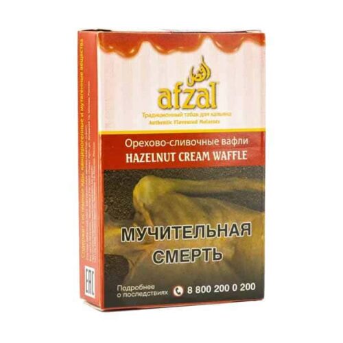 Afzal / Табак Afzal Hazelnut cream waffle (Ореховые вафли), 40г [M] в ХукаГиперМаркете Т24
